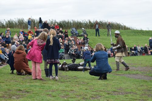 Ridder demonstratie, jongetje heeft gewonnen